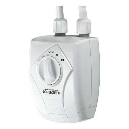 Aquecedor De Água Versátil Elétrico Pia Lavatório Lorenzetti 5500w 220v Cinza