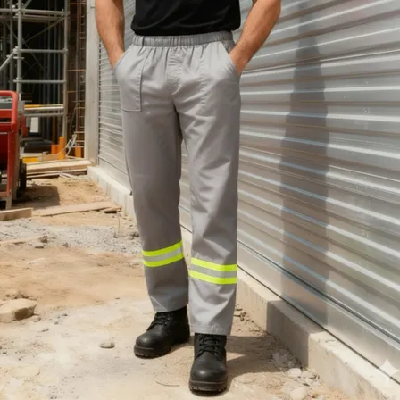 Calça Brim Pesado Reforçada Entre Pernas Trabalho Empresa
