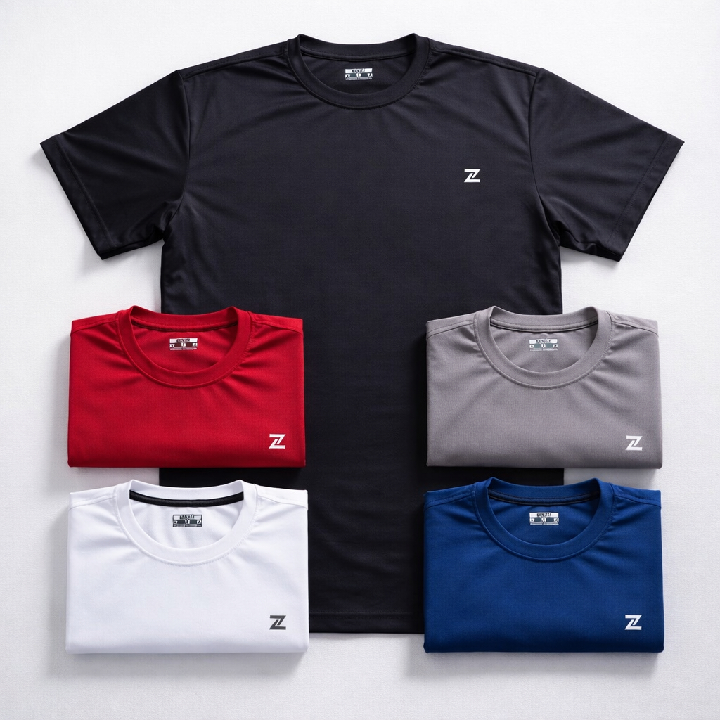 Kit 3 Camisetas Dry Fit Masculina - Casual - Treino - Academia - Esportes - Exercícios - Corrida