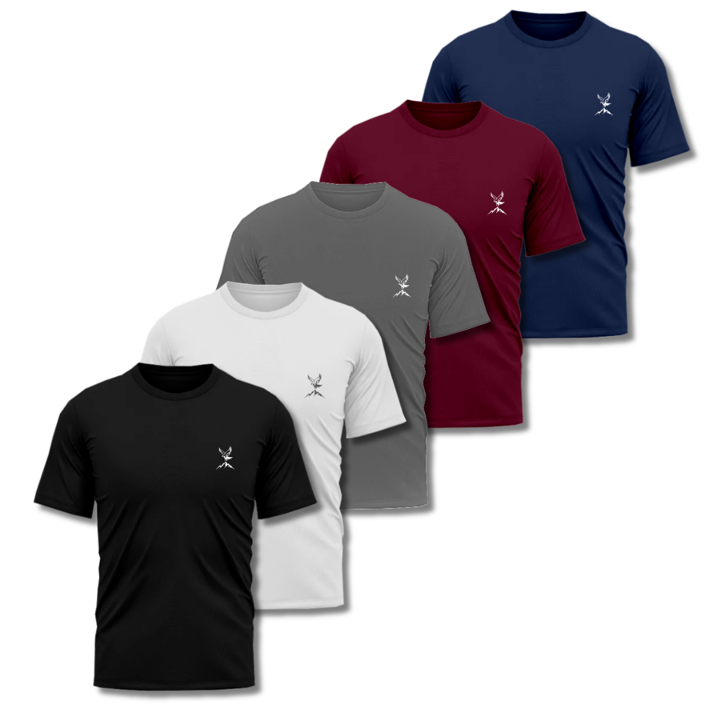 Kit 3 Camisas Premium Masculina Dry Fit Envio Rápido Academia Treino Esporte Exercícios Corrida Ciclismo Presente Camisa
