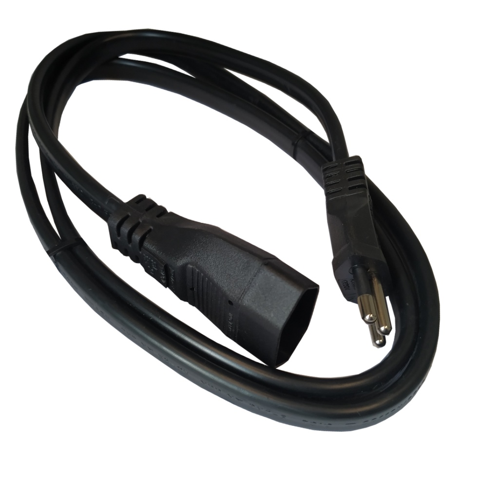 Extensão Cordão Prolongador Preto 1,5m 20a 3 Pinos