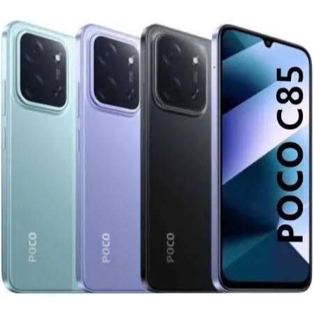 Celular Xiaomi POCO C85 4G, NFC Tela LCD 6.9", Câmera 50MP, Versão Global Original Lacrado