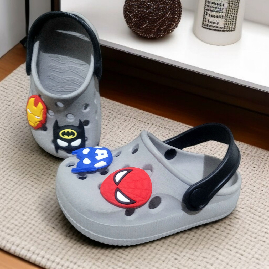 Sandalia Masculina Papete 4 Enfeites Tratorada Menino Leve Confortavel