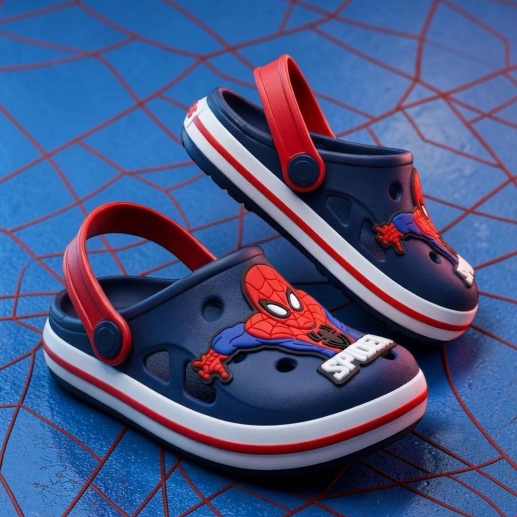 Babuche Infantil Sandália Masculina Original Lançamento Para Meninos Aranha Envio Imediato