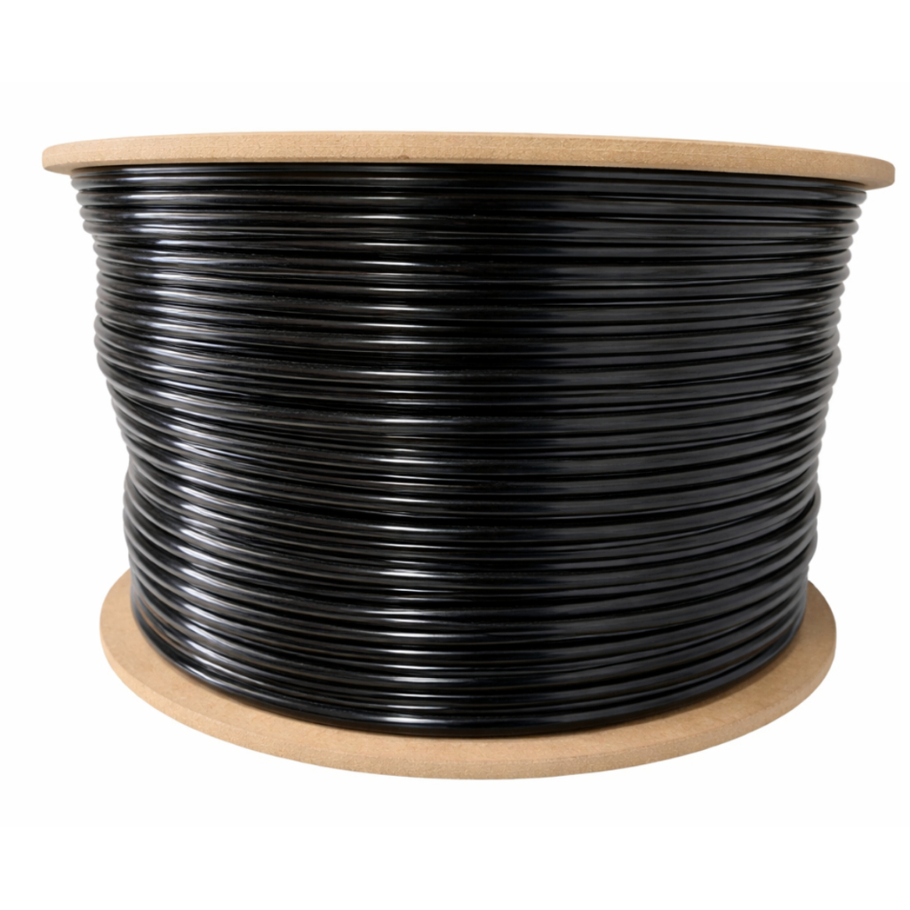 Cabo De Rede Cat6 4 Pares Caixa Com 305m Preto 23wag E Cftv