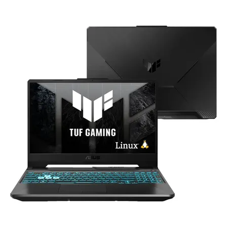 Notebook Asus Tuf Gaming A15 3050 Ryzen 7 16gb 512gb Linux Graphite Black