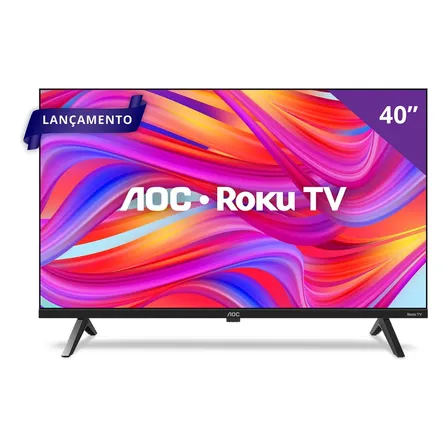 Smart Tv 40  Full Hd Aoc Roku Tv Hdmi Usb Wi-fi
