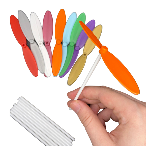 Kit 25 Giro Hélice Pirocóptero Super Hélice Brinquedo Criança Lembrancinha Dia Das Crianças
