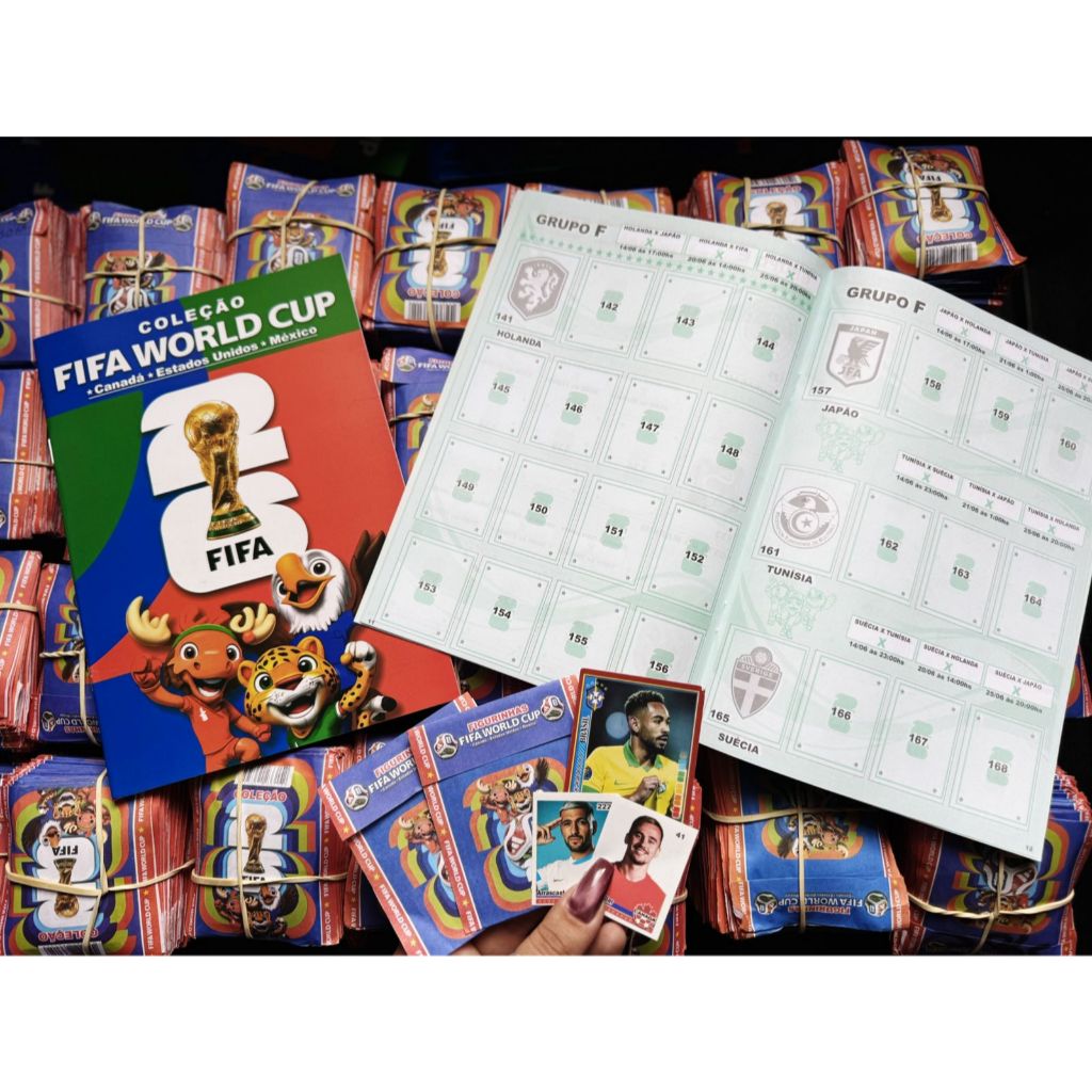 Álbum e Figurinhas Copa do Mundo NÃO Oficial FIFA World Cup 2026 - Colecionável