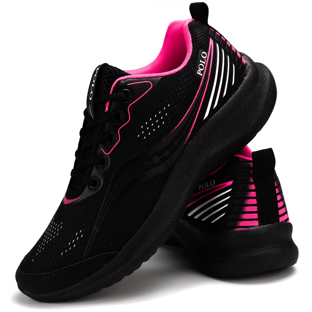 Tenis Feminino Corrida Polo Original Casual Caminhada Academia Sneaker