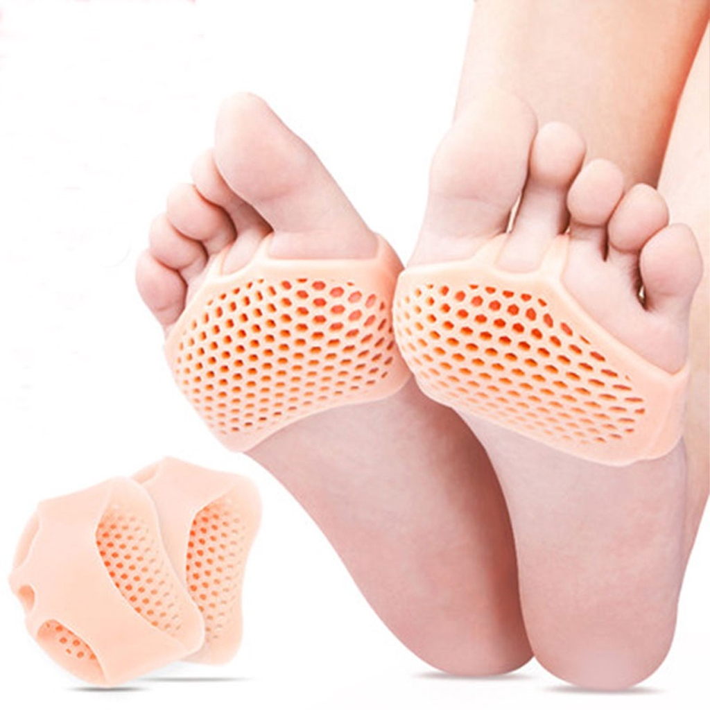 Par Palmilha e Meia Ortopédica Gel Silicone Esporão Macio Confortável Ótima Qualidade