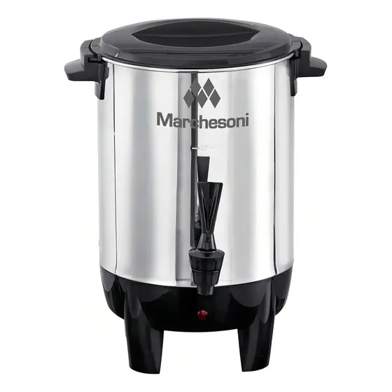 Cafeteira Automática Coador Em Aço 2 Litros Inox Marchesoni Cor Prateado