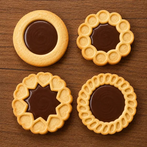 Kit Cortador Marcador Bolacha Biscoito Linzer Decorado