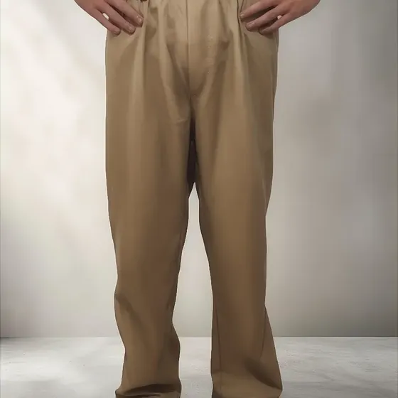 Calça Sarja S/ Bolsos Cdp Penitenciaria Preso Presidio Jumbo