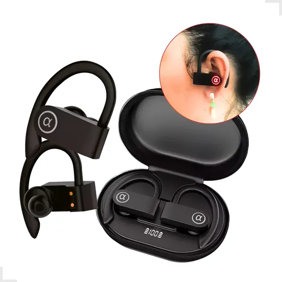 Fone De Ouvido Bluetooth Esportivo Compatível Iphone Android