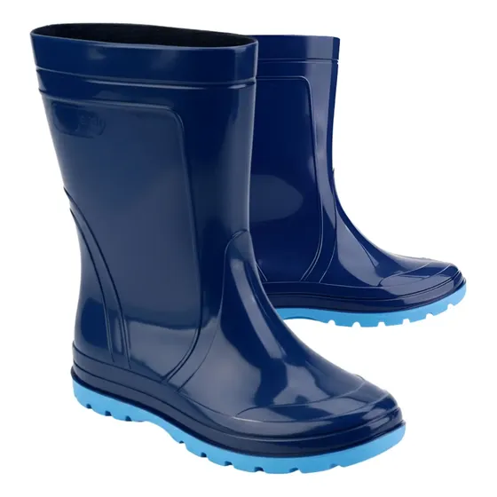 Bota Galocha Grendene Kids Infantil Azul Menino Impermeável