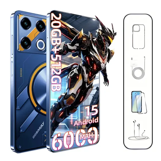Smartphone 512gb Rom 20gb Ram，5G Celulares ,Dimensity 8300,Bateria 6000mah,Dual Sim, Câmera 28 Mp + 64 Mp,GPS,Tela 6.78,Android 15,