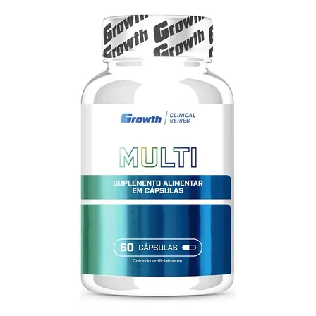 Multivitamínico 60 Cáps. Growth Supplements - Sem Sabor Sem Sabor