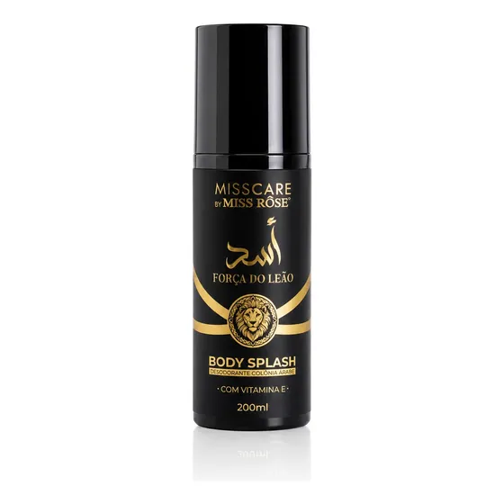 Body Splash Masculino Força Do Leão Miss Rôse 200ml
