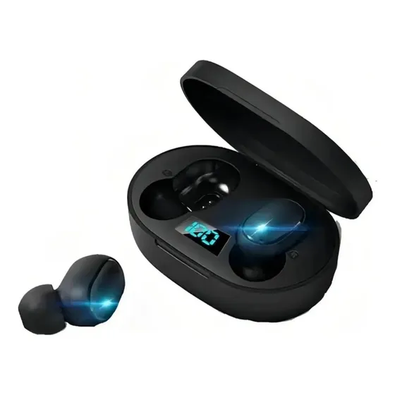 Fone De Ouvido Bluetooth True Wireless 5.3 Earphone Preto