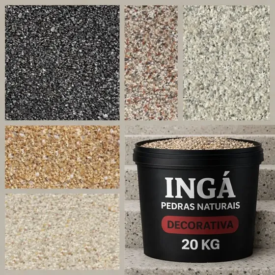 Pedra Natural Decorativa 20kg Revestimento Premium