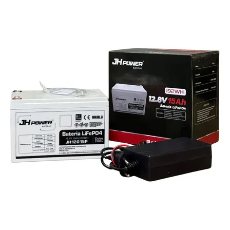 Bateria De Lítio Lifepo4 Jh Power 12.8v 15ah 192wh