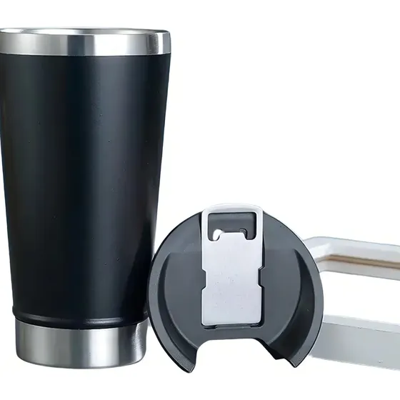 Copo Térmico 473ml Tampa/abridor De Cerveja Aço Inox Premium vlx