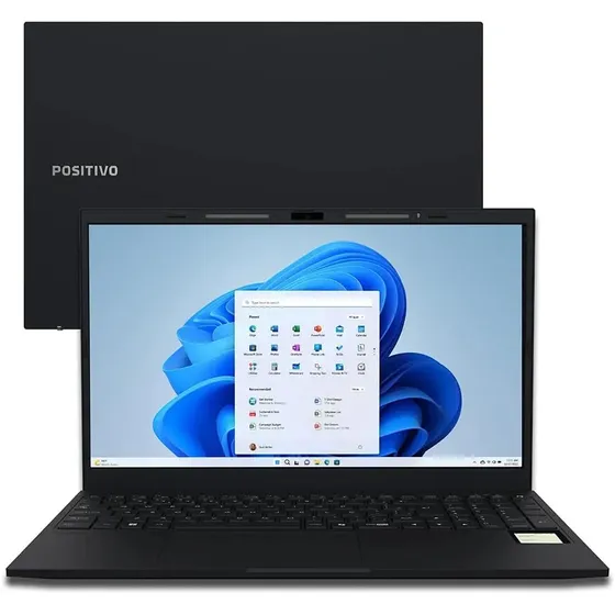 Notebook Positivo Vision R15 AMD Ryzen 5 5625U Tela 15.6" Windows 11 Home 8GB RAM 256GB SSD