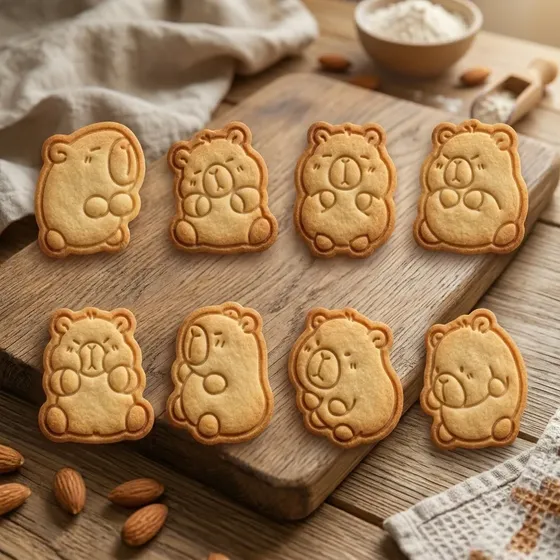 Cortador Marcador Bolacha Biscoito Capivara Lindos E Fofos
