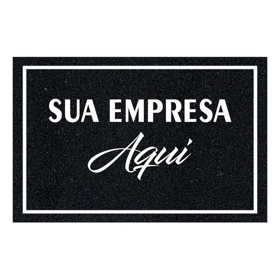 Tapete Personalizado Capacho 150x80 Logomarca 12mm