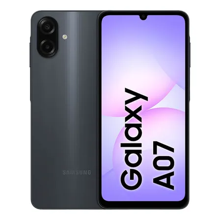 Celular Samsung Galaxy A07 128Gb 4Gb RAM Preto Dual SIM