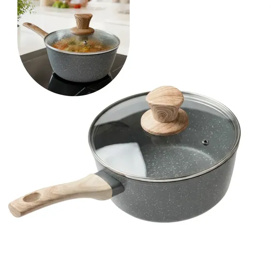 Panela Revestimento Cerâmico 18 Cm Dinda Home Linha Premium Cinza