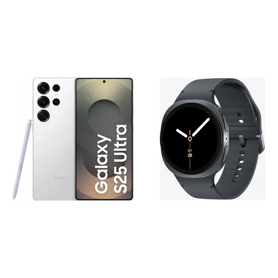 Kit Samsung: S25 U (256gb) + Watch8 40mm Bt