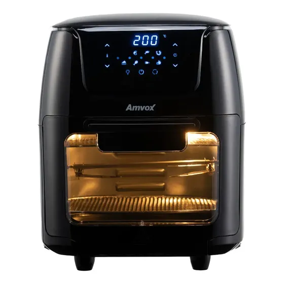 Fritadeira Elétrica Amvox 1700w Com Painel Digital Cor Preto