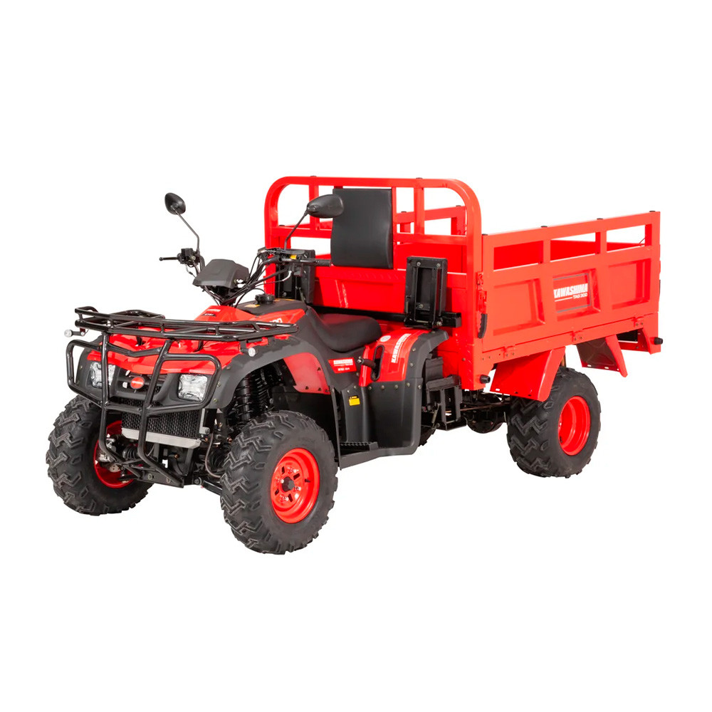 Transportador Agrícola Motor 4T 275.3cc 4x4 + Caçamba Basculante Capacidade 400kg Kawashima TAG300