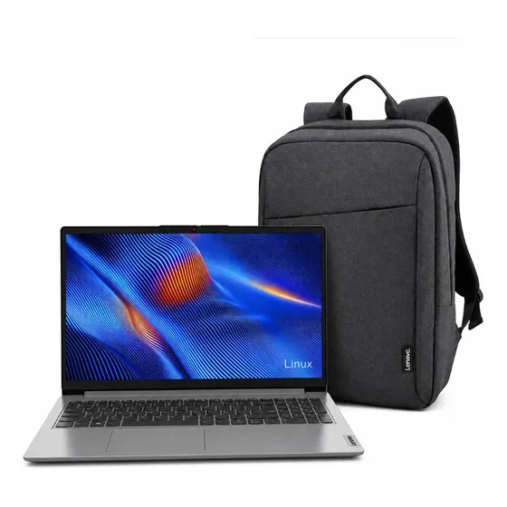 Notebook Lenovo Ideapad 1 Amd R5 8gb 512gb Linux + Mochila