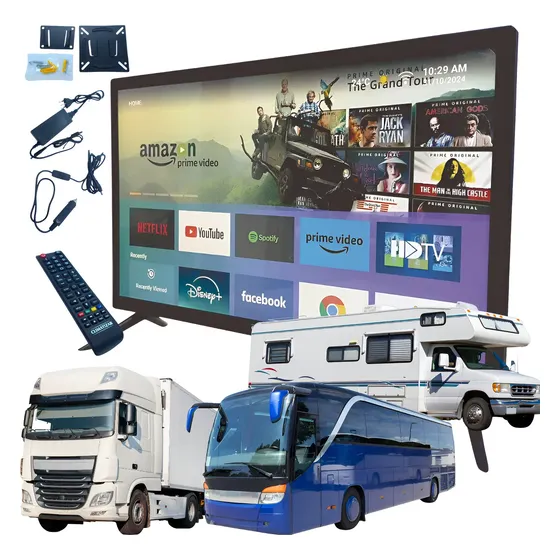 Smart Tv Quadrivolt Caminhão Motorhome Ônibus Barco 19 Pol
