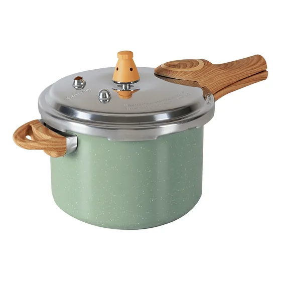 Panela De Pressão Brinox Indução Antiaderente Verde Botanika