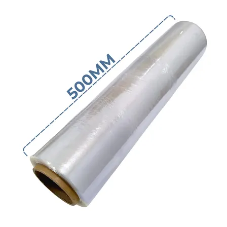 Plastico Filme Stretch 50x220m 2,5kg Transparente Acesso® Embalagem 25 Micras Bobina Film Strech Pallet