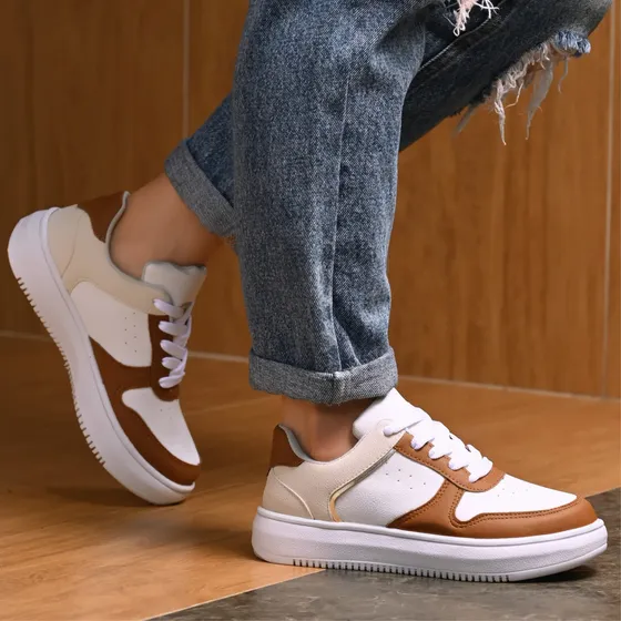 Tênis Feminino Casual Chunky Clássico Clássico Confortável