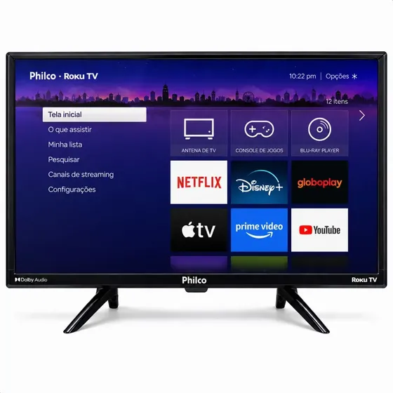 Smart Tv Philco 24  12v Roku Tv Caminhão Motorhome Trailer