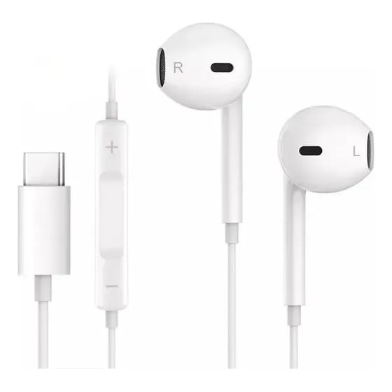 Fone De Ouvido Com Fio Usb C Para iPhone 15 16 17 Pro Max