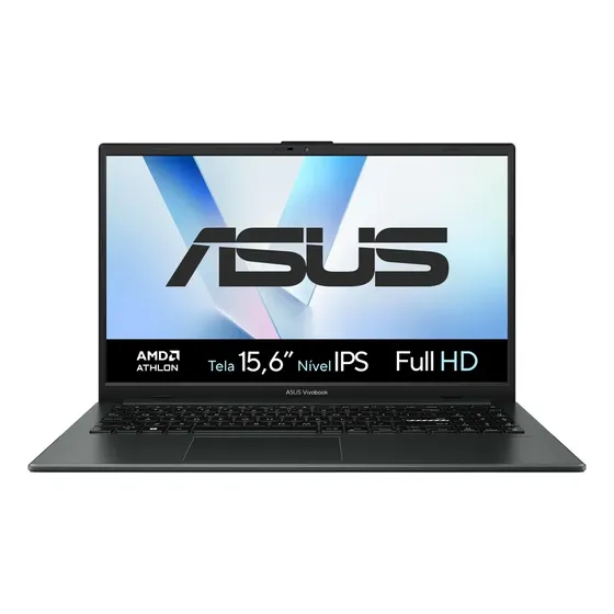 Notebook ASUS Vivobook Go 15, AMD Athlon Silver 10, 8GB RAM, 128GB SSD, Windows 11 Home, Tela 15,6' FHD nível IPS, Mixed Black - E1504FA-BQ5315WS