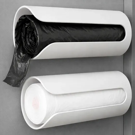 Suporte Para Rolo De Saco De Lixo Para Casa Cozinha Banheiro