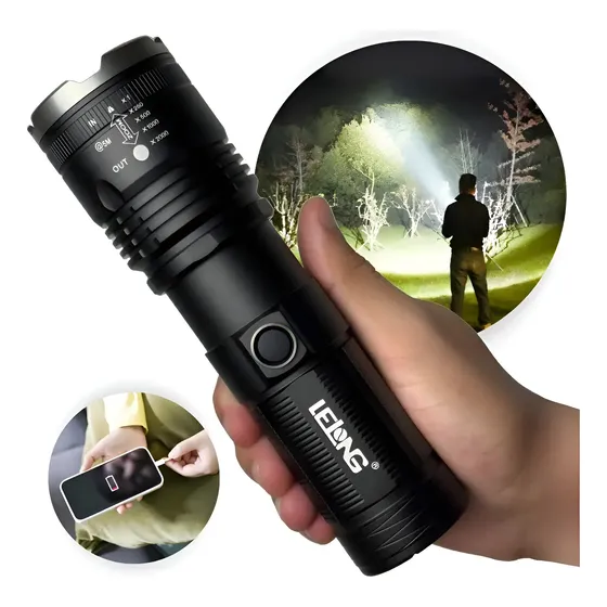 Lanterna Tática Sabre De Luz Mais Forte Do Mundo Led Militar