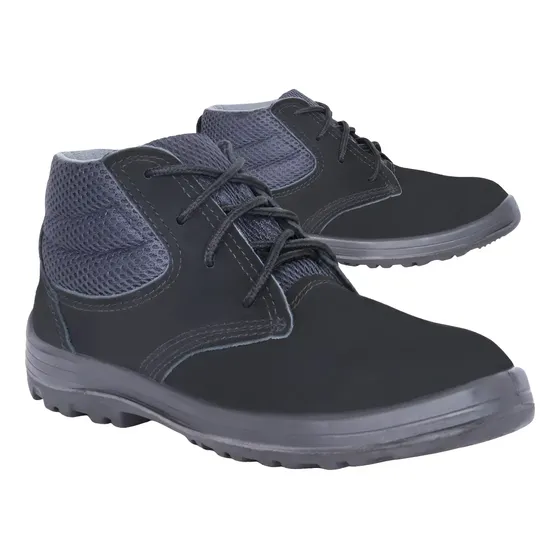 Bota Botina Segurança Tenis Epi Couro Nobuck Bico Pvc Kadesh