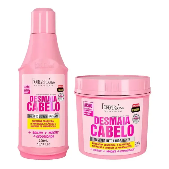 Forever Liss Professional Kit Especial Desmaia Cabelo