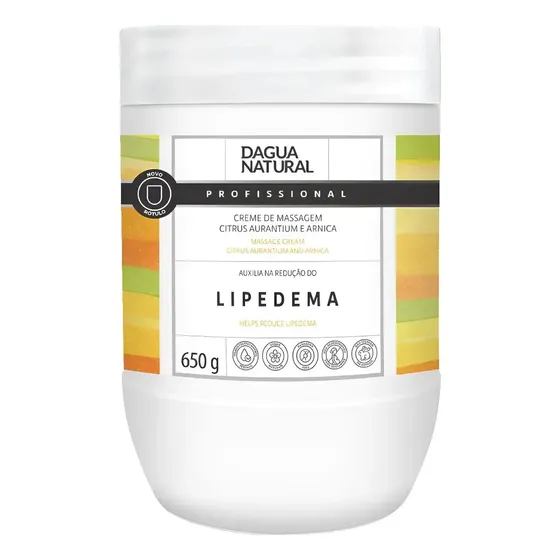 Creme Para Corpo D'agua Natural Corporal Citrus Aurantium e Arnica Drenagem 650g