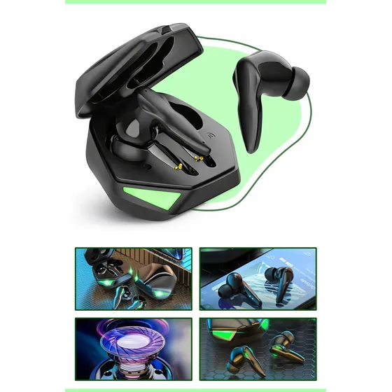 Fone De Ouvido Bluetooth Tws Academia Caminhada Gamer Música Preto Casenn