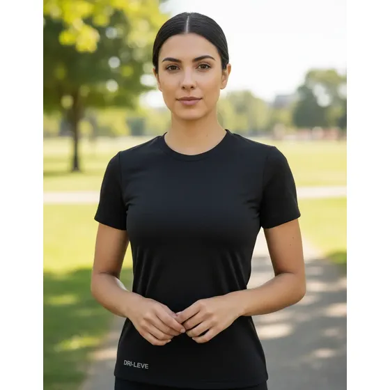 Camiseta Feminina Dry Fit Nanofit Uv+ Não Amassa Anti Suor